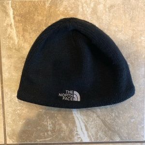 North Face winter hat. One size. Black